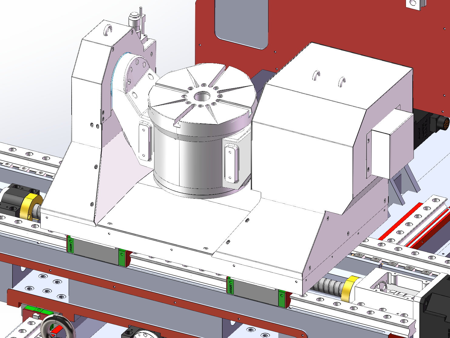 5 axis vertical machining center Centro de usinagem vertical de 5 eixos