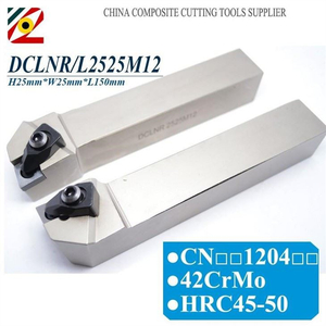 DCLNR2525M12 DCLNL2525M12 Suporte de ferramenta de torneamento externo para CNMG 1204