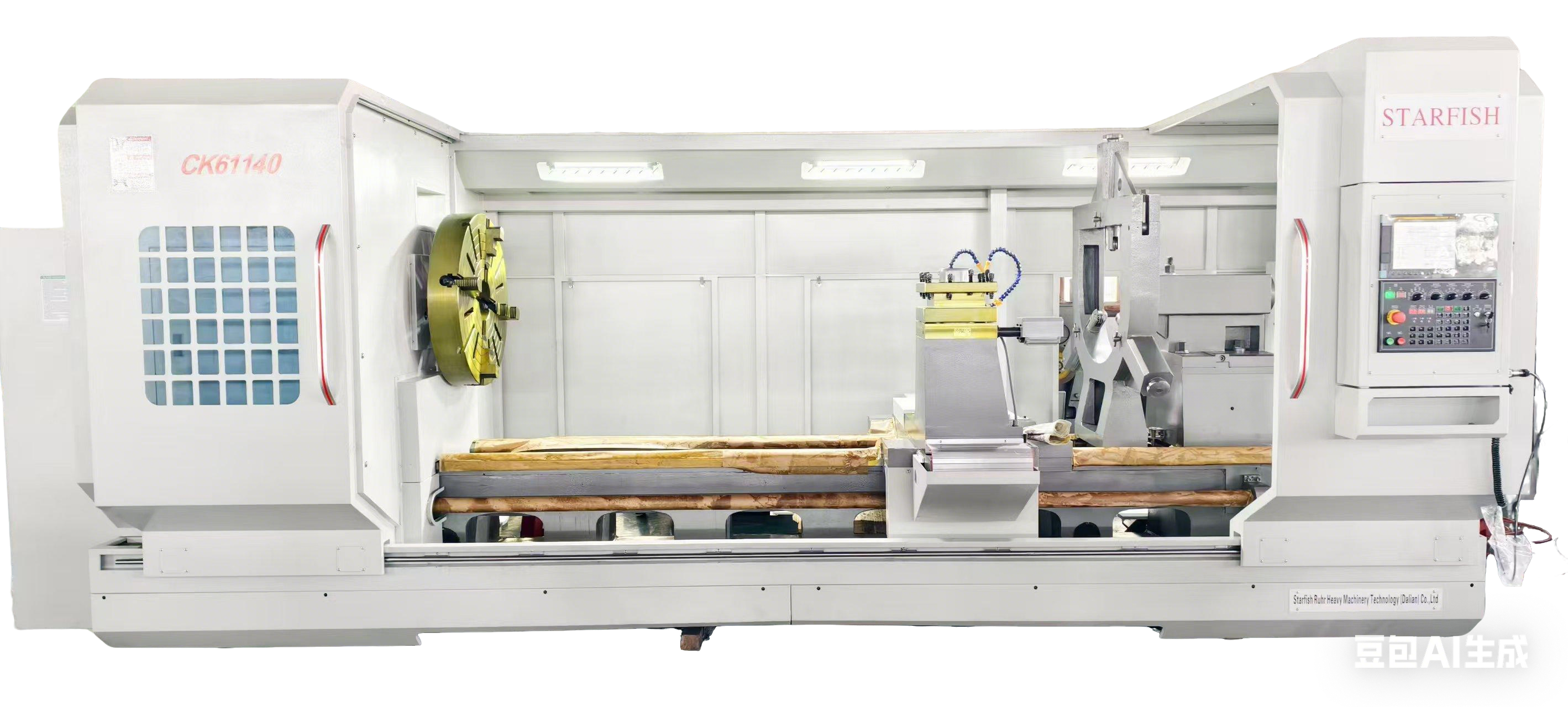 Máquina de torno CNC horizontal