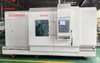 Máquina de torno de cama plana CNC balançando sobre a cama: 1100mm